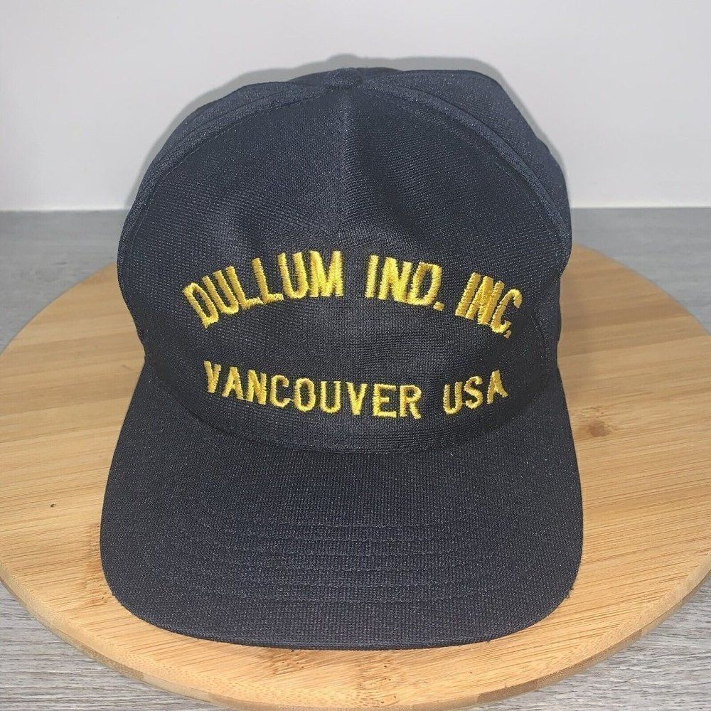 Vtg Dullum Vancouver  US Navy Baseball Cap North Star Made In USA Snapback
